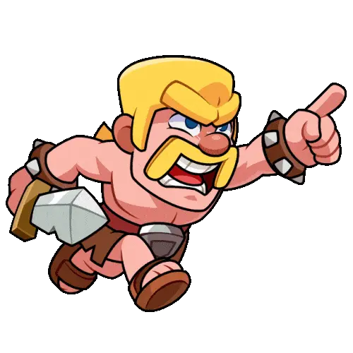 Personaje Bárbaro de Clash of Clans