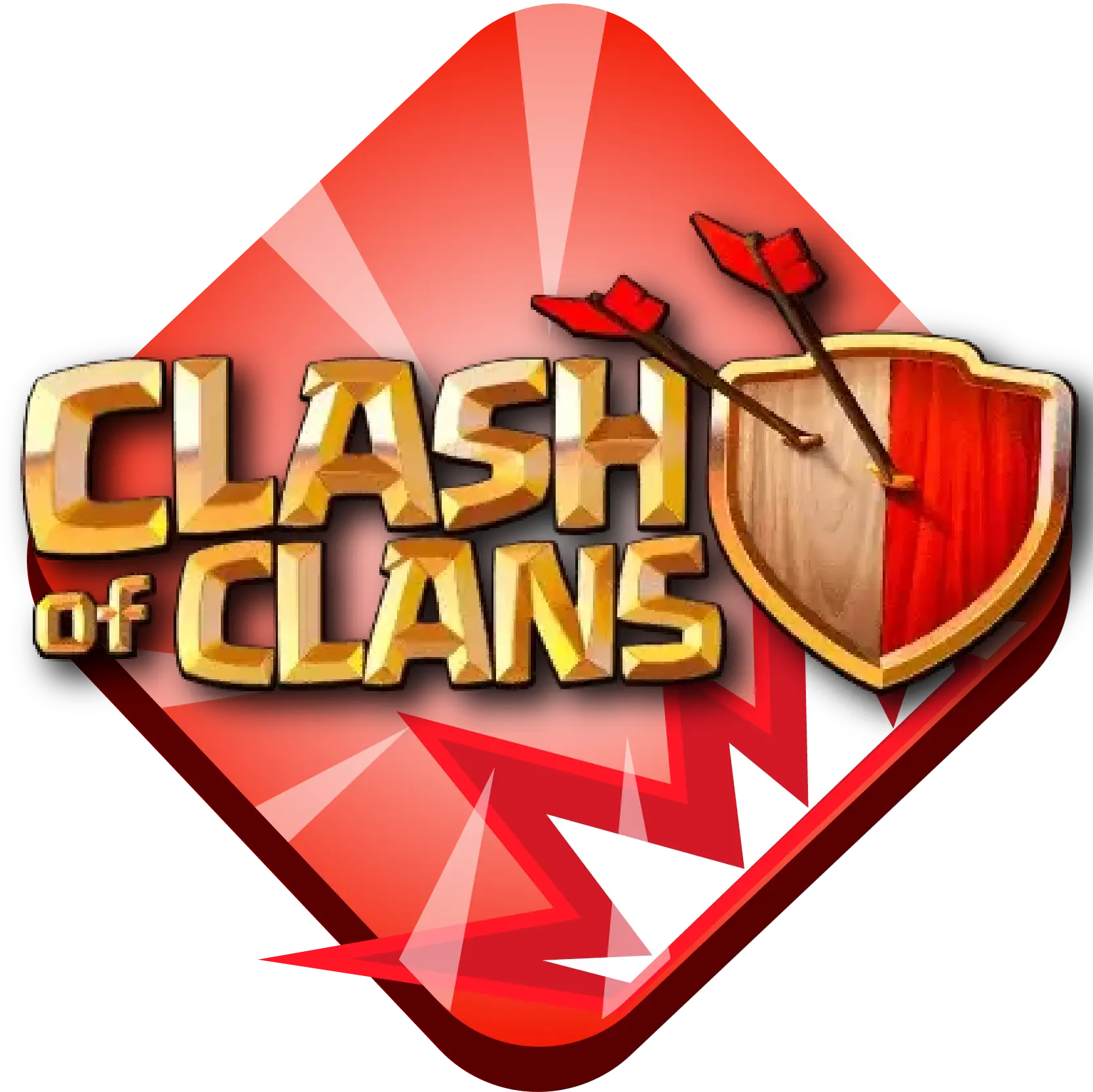 Logo del juego Clash of Clans